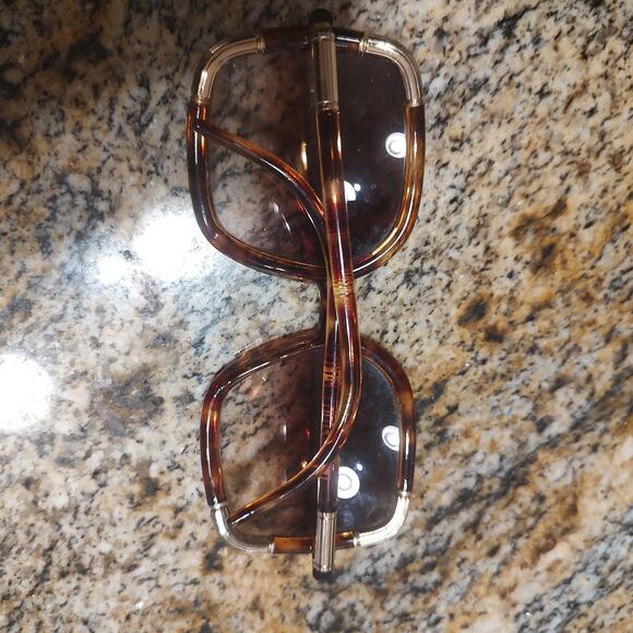 Vintage Ted Lapidus Paris Sunglasses Womens Large Oversized France 70s Eyewear - Picture 9 of 16